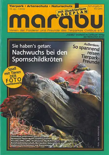 Zoozeitschrift "Marabu" 16. J. 1/2012. 