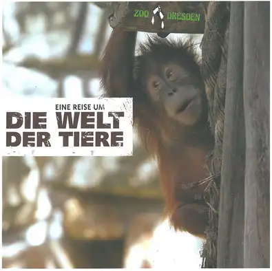 Wegweiser  - Eine Reise um die Welt der Tiere (junger Orang). 
