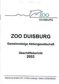 Gemeinn?tzige Aktiengesellschaft, Gesch?ftsbericht 2003. 