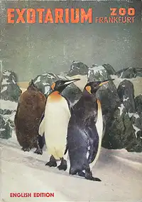 Wegweiser Exotarium (K”nigspinguine) englische Ausgabe. 