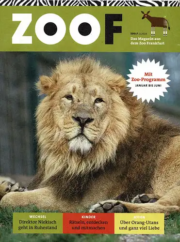 ZOO.F - Das Magazin aus dem Zoo Frankfurt 1/2018. 