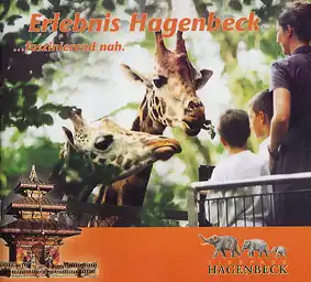 Parkführer "Erlebnis Hagenbeck...faszinierend nah" (Giraffen). 