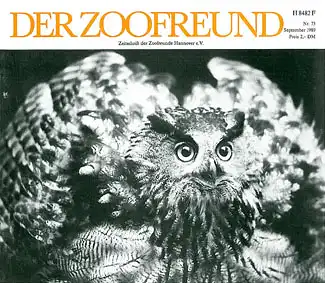 Der Zoofreund - Zeitschrift d. Zoofreunde Hannover; Nr. 73. 