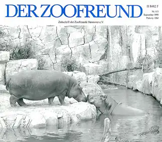 Der Zoofreund - Zeitschrift d. Zoofreunde Hannover; Nr. 113. 