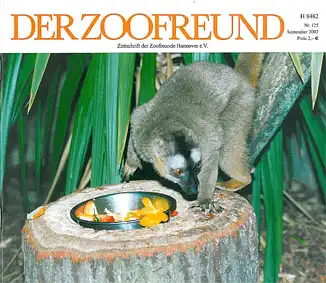 Der Zoofreund - Zeitschrift d. Zoofreunde Hannover; Nr. 125. 