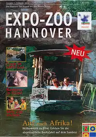 EXPO-ZOO Brosch?re ("Auf nach Afrika"), Ausgabe 1. 