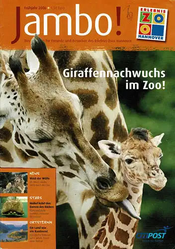 Jambo!, das Magazin für Freunde und Besucher des Erlebnisszoo Hannover Frühjahr 2006. 