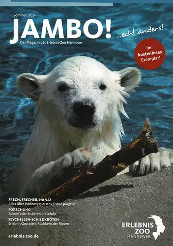 Jambo!, das Magazin des Erlebnis-Zoo Hannover, Sommer 2020. 