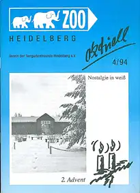 Zoo Heidelberg aktuell, 4/94 (Vereinsnachrichten der Tiergartenfreunde). 