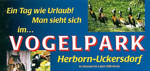 Faltblatt "Ein Tag wie im Urlaub". 