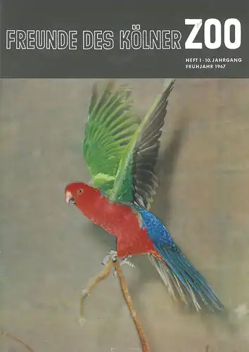 Freunde des Kölner Zoos, H. 1, 10. JG mit Jahresbericht 1966. 