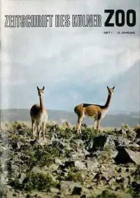 Die Zeitschrift des Kölner Zoos, H. 1, 22. JG. 