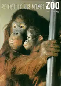 Die Zeitschrift des Kölner Zoos, H. 1, 26. JG mit Jabe 1982. 