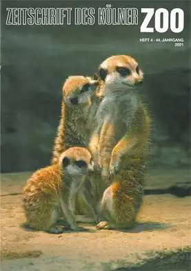 Die Zeitschrift des Kölner Zoos, H. 4, 44. JG. 
