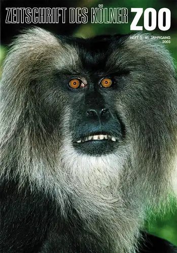 Die Zeitschrift des Kölner Zoos, H. 3, 46. JG. 