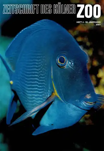 Die Zeitschrift des Kölner Zoos, H. 4, 50. JG. 