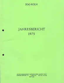 Jahresbericht 1975. 