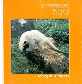 Zooführer (Tamandua, in Klemmschiene). 