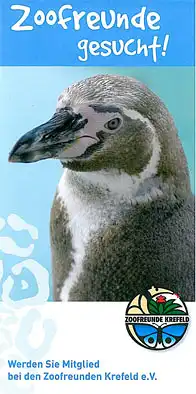 Zoofreunde gesucht (Pinguin). 