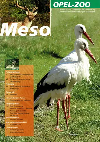 Meso (Das Opel-Zoo Magazin 30/2015). 