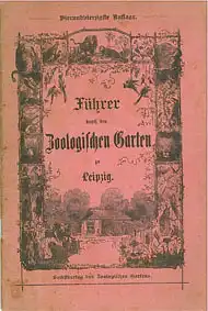 Zooführer (Bordüre mit gezeichneten Tieren), 44. Auflage, ohne Lageplan. 