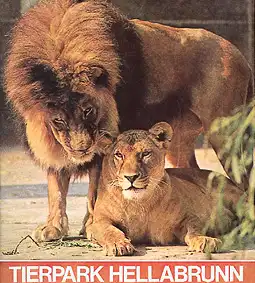 Zooführer (Löwenpaar). 