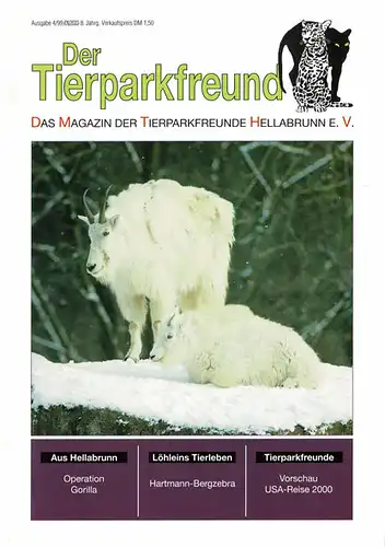 Tierparkfreund Ausgabe 4/1999. 
