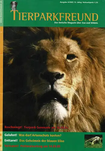 Tierparkfreund Ausgabe 4/2005. 