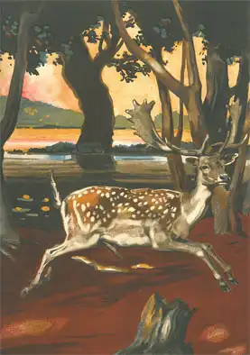 Das Tier und wir (Damhirsch) November 1934. 