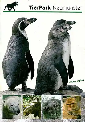 Zooführer (3 Pinguine + 4 kleine Bilder). 