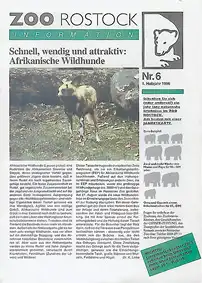 Zoo-Info Nr. 6, 1. Halbjahr 1996. 