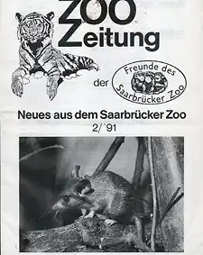 Zeitung der Freunde des Zoos, Ausg. 2  1991. 