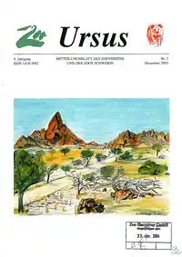 Ursus - Mitteilungsblatt des Zoovereins Schwerin 9. Jahrgang, Nr. 2 Dez. 2003. 