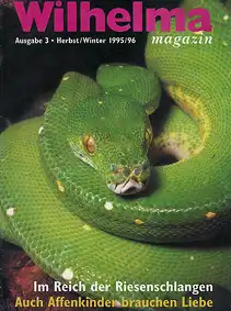 Wilhelma Magazin Ausgabe 3, Herbst/ Winter 1995/ 96. 