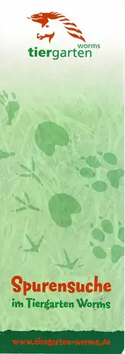 Lageplan (Spurensuche im Tiergarten Worms). 