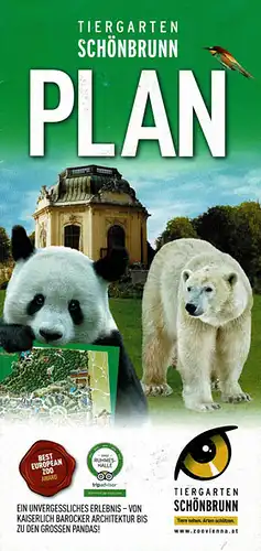 Faltplan (Panda und Eisbär). 