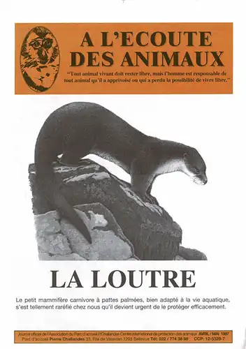 La loutre. Avril/Mai 1997. 