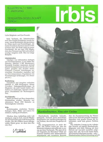 IRBIS Bulletin Nr.1, Jg. 7. 