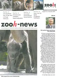 zooh-news, Ausg. 4, Nov. 2005. 