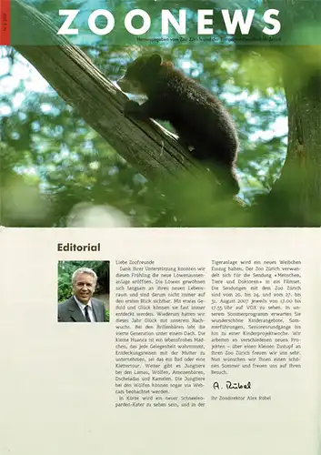 Zoojournal Nr. 6/2007. 