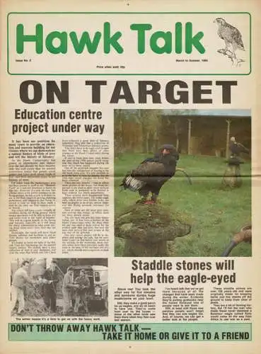 Hawk Talk. Issue no. 2, March to October, 1990. 