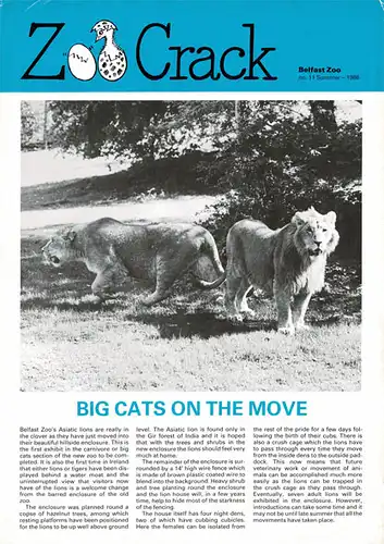 Zoo Crack, no.11 Summer 1986. 