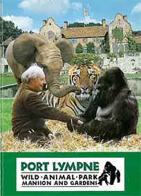Official Brochure (Aspinall mit Gorilla, Tiger, Elefant). 