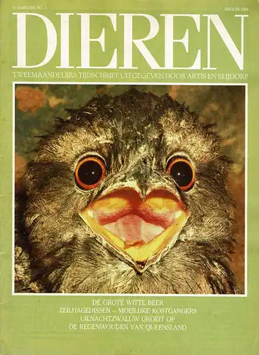Dieren, N. 1, 1. Jg., Mei/Juni 1984. 