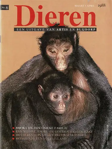Dieren, N. 6, 4. Jg., Maart/April 1988. 
