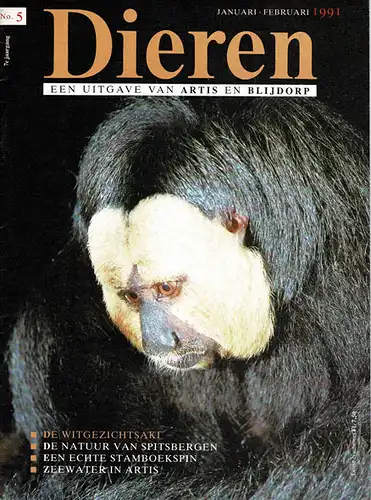 Dieren, N. 5, 7. Jg., Jan/Feb 1991. 