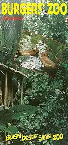 Kurzinformation mit Lageplan (Bush Desert Safari Zoo). 