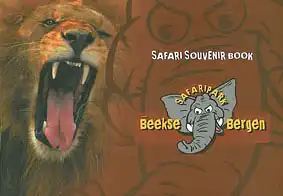 Safari Souvenir Book (brüllender Löwe). 