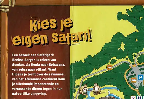 Faltplan mit Kalender. 