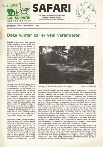 Safari. Jaargang 2, no. 4 november 1995. 